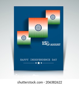 Creative background for Indian Independence day.