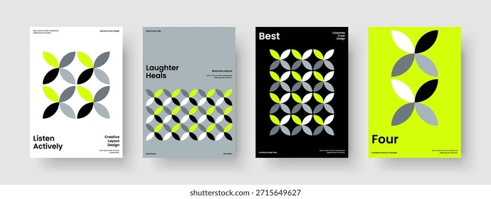 Diseño de fondo creativo. Plantilla de presentación de negocios moderna. Diseño geométrico del cartel. Anuncio. Informe. Folleto. Volante. Portada de libro. Manual. Diario. Panfleto. Catálogo. Identidad de marca