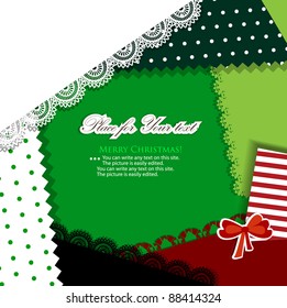 Creative background made from pieces of colorful paper