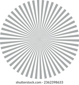Creative background minimalist sunburst for design