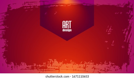Creative background in modern colors with scratch effect