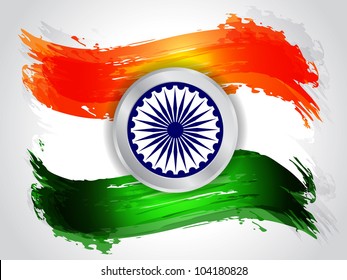 Creative background for Republic day and Independence Day. Vector illustration