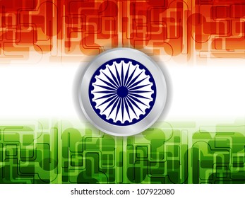 Creative background for Republic day and Independence Day. Vector illustration