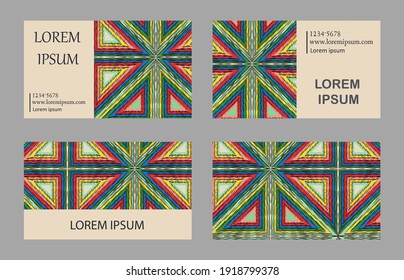 Creative background triangles hand drawn. Design for poster, card, invitation, placard, brochure Vector
