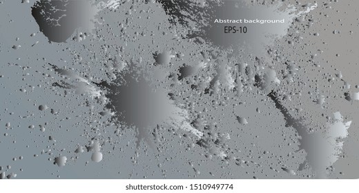   Creative background   Vector graphics. Abstract texture. Spots and blots