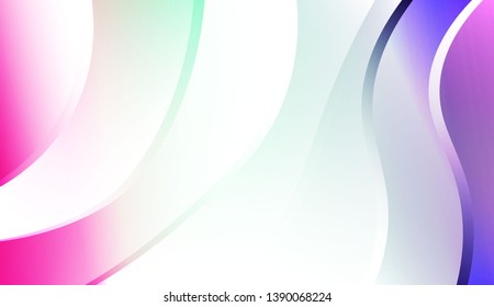 Creative Background With Wave Gradient Shape. For Your Design Wallpapers Presentation. Colorful Vector Illustration