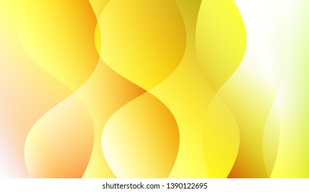 Creative Background With Wave Gradient Shape. For Template Cell Phone Backgrounds. Colorful Vector Illustration.