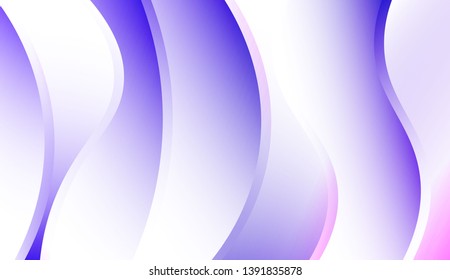 Creative Background With Wave Gradient Shape. For Your Design Wallpapers Presentation. Colorful Vector Illustration