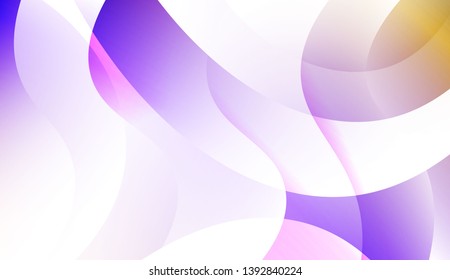 Creative Background With Wave Gradient Shape. For Your Design Wallpapers Presentation. Colorful Vector Illustration.