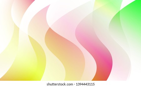 Creative Background With Wave Gradient Shape. For Your Design Wallpapers Presentation. Colorful Vector Illustration