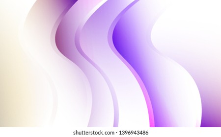 Creative Background With Wave Gradient Shape. For Your Design Wallpapers Presentation. Colorful Vector Illustration.
