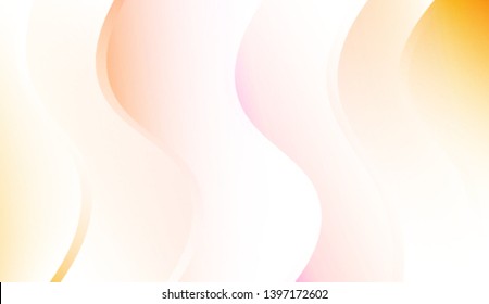 Creative Background With Wave Gradient Shape. For Template Cell Phone Backgrounds. Colorful Vector Illustration.
