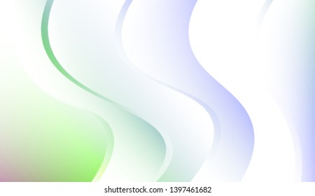 Creative Background With Wave Gradient Shape. For Your Design Wallpapers Presentation. Colorful Vector Illustration