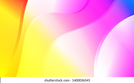 Creative Background With Wave Gradient Shape. For Your Design Wallpapers Presentation. Colorful Vector Illustration.