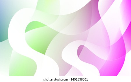 Creative Background With Wave Gradient Shape. For Your Design Wallpapers Presentation. Colorful Vector Illustration