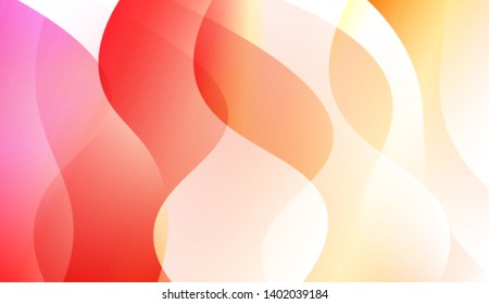 Creative Background With Wave Gradient Shape. For Your Design Wallpapers Presentation. Colorful Vector Illustration
