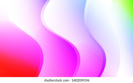 Creative Background With Wave Gradient Shape. For Your Design Wallpapers Presentation. Colorful Vector Illustration