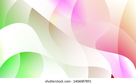 Creative Background With Wave Gradient Shape. For Template Cell Phone Backgrounds. Colorful Vector Illustration.