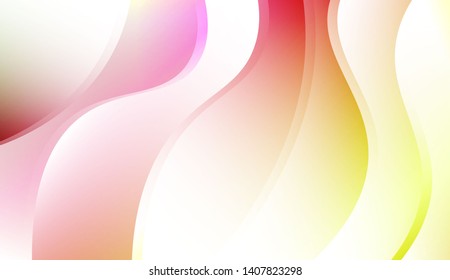 Creative Background With Wave Gradient Shape. For Your Design Wallpapers Presentation. Colorful Vector Illustration