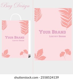 Creative bag design vector file.