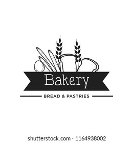 Creative Bakery Concept Logo Design Template, Badges