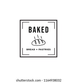 Creative Bakery Concept Logo Design Template, Badges