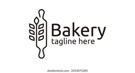 creative bakery logo design, logo design template, icon, vector, symbol, creative idea.