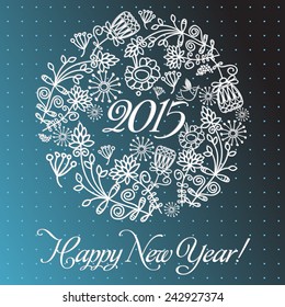 Creative ball of 2015 year