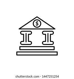 creative bank icon design template