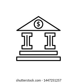 creative bank icon design template