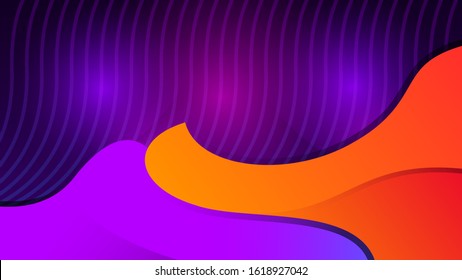 Creative Banner Abstract Liquid Graphic Background  Design 