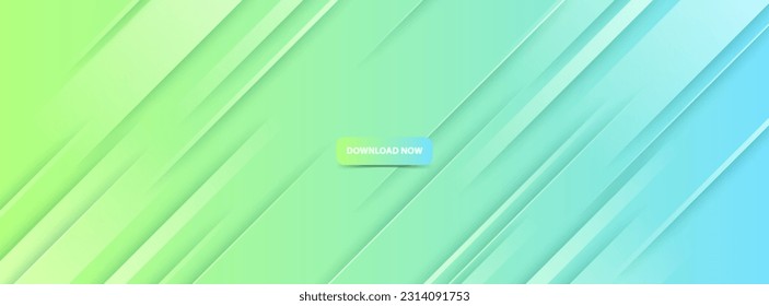 Fondo creativo de banner, colorido, degradado verde y azul ,ola, abstracto Memphis, eps 10