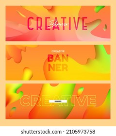 banner o fondo creativo, frutas naturales frescas con colores degradados de amarillo, naranja, verde. que puedan utilizarse como promoción de alimentos frescos