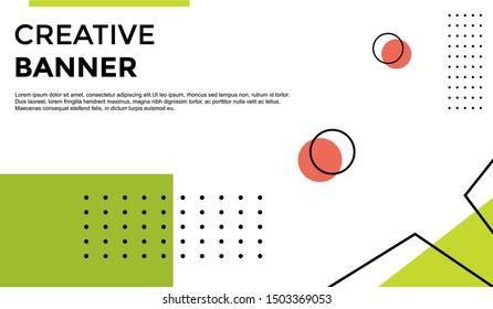 Creative Banner Background Template. Modern and Unique Editable Banner Template for Digital Marketing. Vector Editable