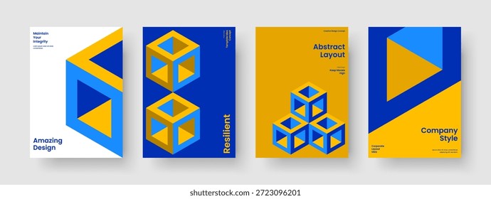 Design de banner criativo. Layout abstrato da apresentação comercial. Modelo de Cartaz Isolado. Histórico. Relatório. Brochura. Panfleto. Capa de Livro. Panfleto. Notebook. Identidade da marca. Boletim informativo. Diário