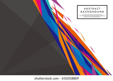 Creative banner design dynamic concept. Orange elements with fluid gradient. vector illustration for poster, web, landing, page, cover, ad, greeting, card, promotion.