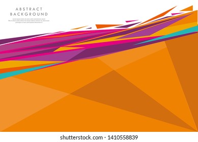 Creative banner design dynamic concept. Orange elements with fluid gradient. vector illustration for poster, web, landing, page, cover, ad, greeting, card, promotion.