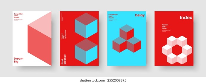 Design de banner criativo. Modelo de relatório geométrico. Layout Isolado De Apresentação Comercial. Cartaz. Histórico. Panfleto. Brochura. Capa de Livro. Diário. Catálogo. Carteira. Publicidade. Panfleto