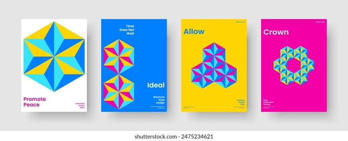 Diseño de Anuncio creativo. Diseño de portada de libro aislado. Plantilla de presentación de negocios geométrica. Folleto. Informe. Volante. Antecedentes. Cartel. Catálogo. Identidad de marca. Diario. Cartera. Folleto