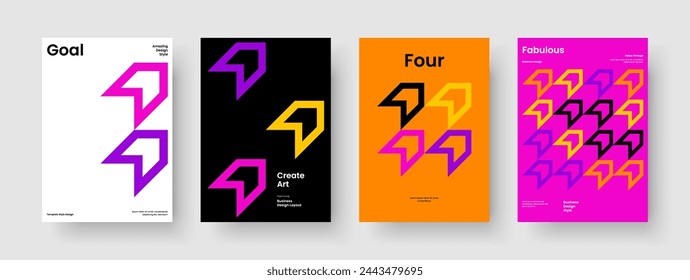 Diseño de banner creativo. Plantilla de folleto aislada. Diseño de presentación comercial geométrica. Cartel. Informe. Volante. Portada del libro. Antecedentes. Cuaderno. Publicidad. Boletín informativo. Revista. Cartera