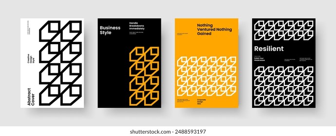 Diseño de Anuncio creativo. Plantilla de fondo moderna. Diseño de presentación empresarial aislado. Informe. Folleto. Portada del libro. Volante. Cartel. Identidad de marca. Diario. Cartera. Handbill. Publicidad