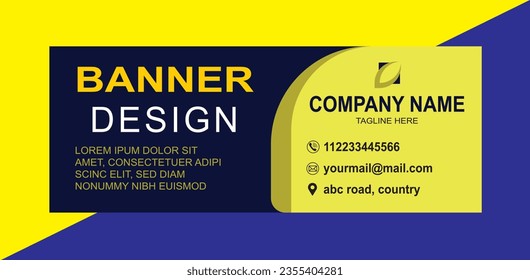 Creative Banner Design Template, Creative Banners Stock Illustration.