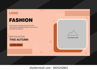 Creative banner design template vector illustration. Modern banner design vector layout. 