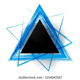 Creative banner in grunge style.Vector grunge background.