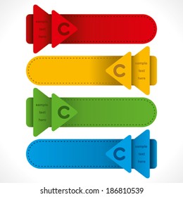 creative banner or header info-graphics design concept vector