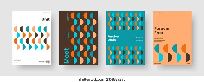 Diseño creativo de pancarta. Diseño de la cubierta del libro geométrico. Plantilla de afiches aislados. Presentación de negocios. Folleto. Volante. Informe. Antecedentes. Folleto. Diario. Cartera. Identidad de marca. Publicidad