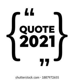 Creative banner with quotes. Frame with quotes. Quote vector comment