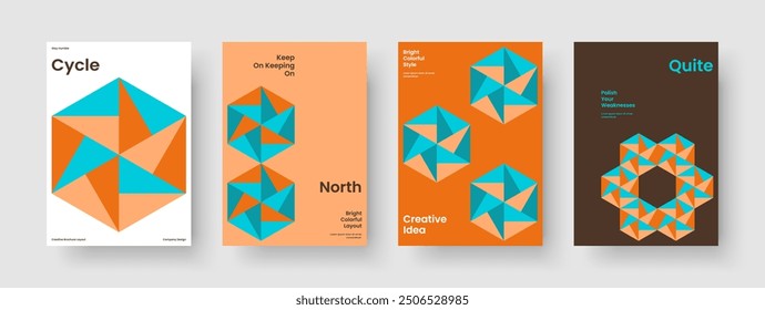 Plantilla de Anuncio creativo. Diseño de presentación de negocios geométricos. Diseño Abstractas del folleto. Antecedentes. Portada de libro. Cartel. Informe. Volante. Revista. Cartera. Catálogo. Diario. Boletín de noticias