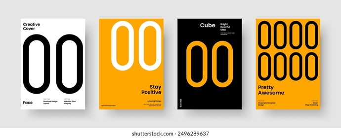 Plantilla de Anuncio creativo. Diseño de folletos aislados. Diseño moderno de la presentación del negocio. Antecedentes. Portada de libro. Volante. Informe. Cartel. Catálogo. Diario. Cuaderno. Panfleto. Revista. Publicidad