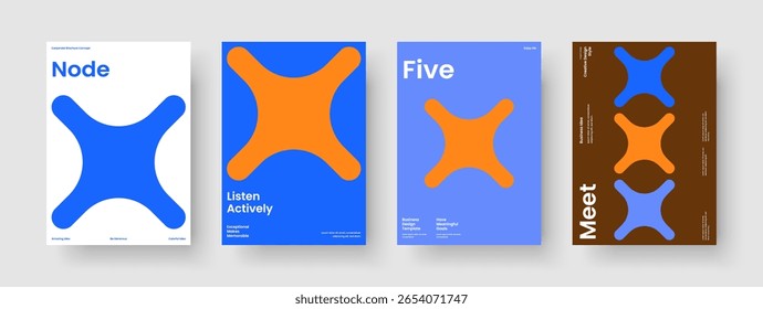 Modelo de Faixa Criativa. Design de panfleto isolado. Layout Moderno de Apresentação de Negócios. Relatório. Histórico. Capa de Livro. Cartaz. Brochura. Revista. Publicidade. Boletim informativo. Identidade da marca. Bloco de Anotações